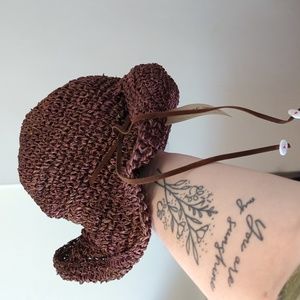 Woven sun hat